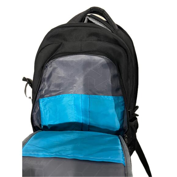 Duslang Padded Computer Black Backpack - Picture 4 of 6